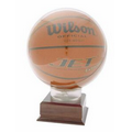 Basketball Holder Award w/ Small Base - 13"